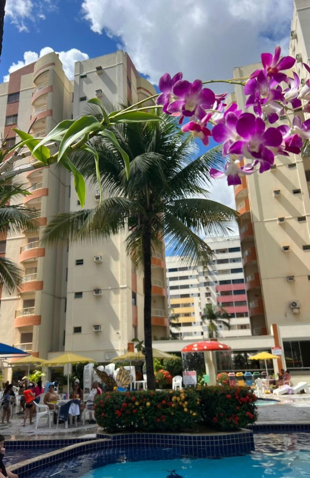 Jardins Das Thermas - Caldas Novas Vista Para Piscina Esterno foto